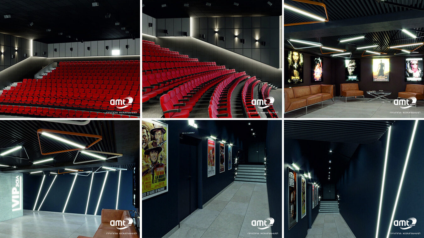 Дизайн-проект кинотеатра «Юбилейный» в Кемерово