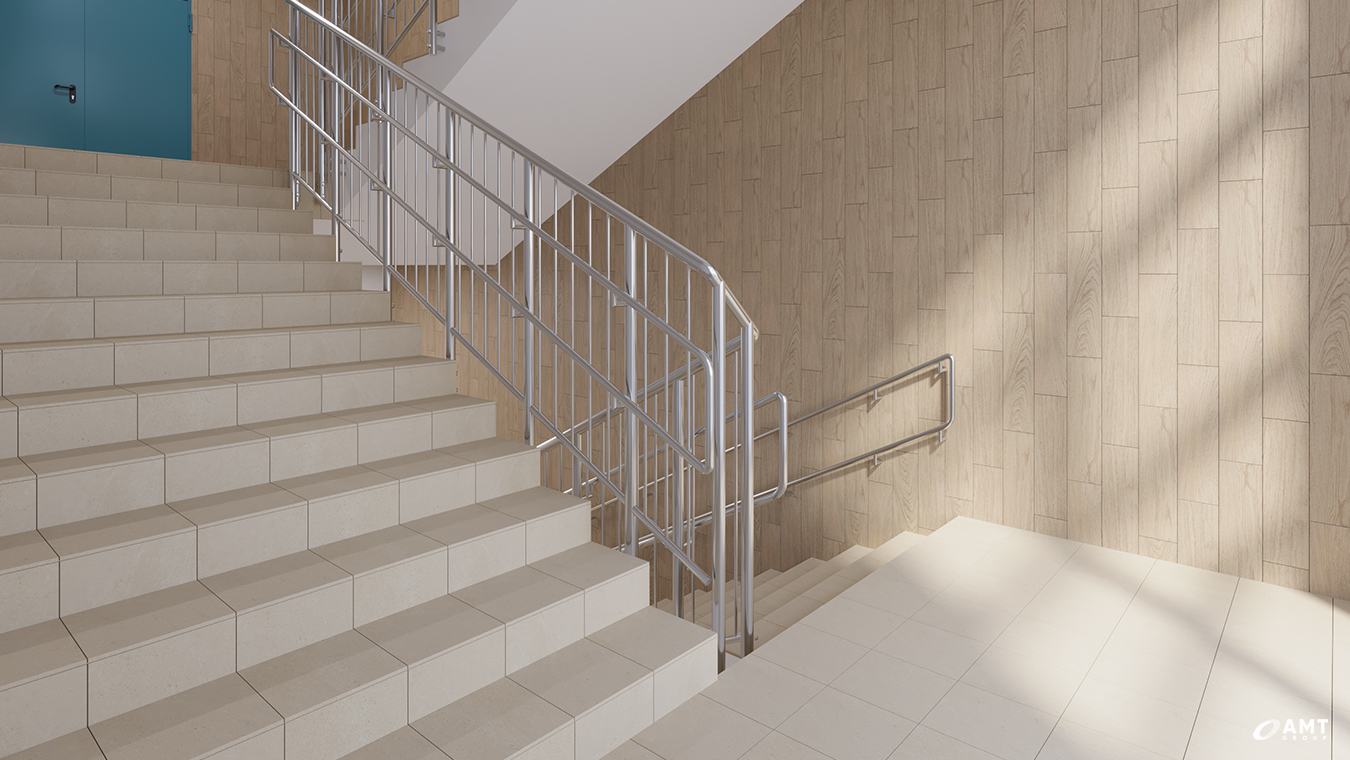 Визуализация интерьера школы в с. Марусино